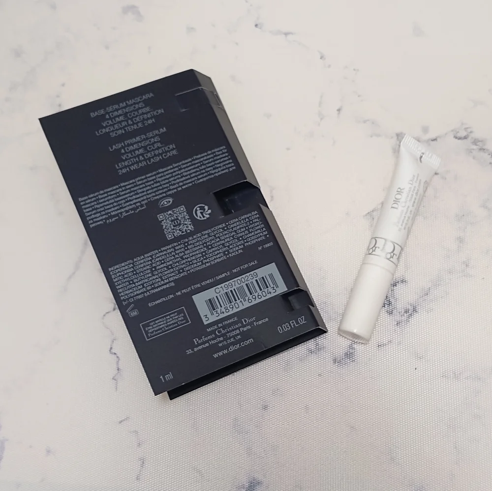 Dior Diorshow Maximizer Lash Primer Serum Mini Travel Size .03 Oz